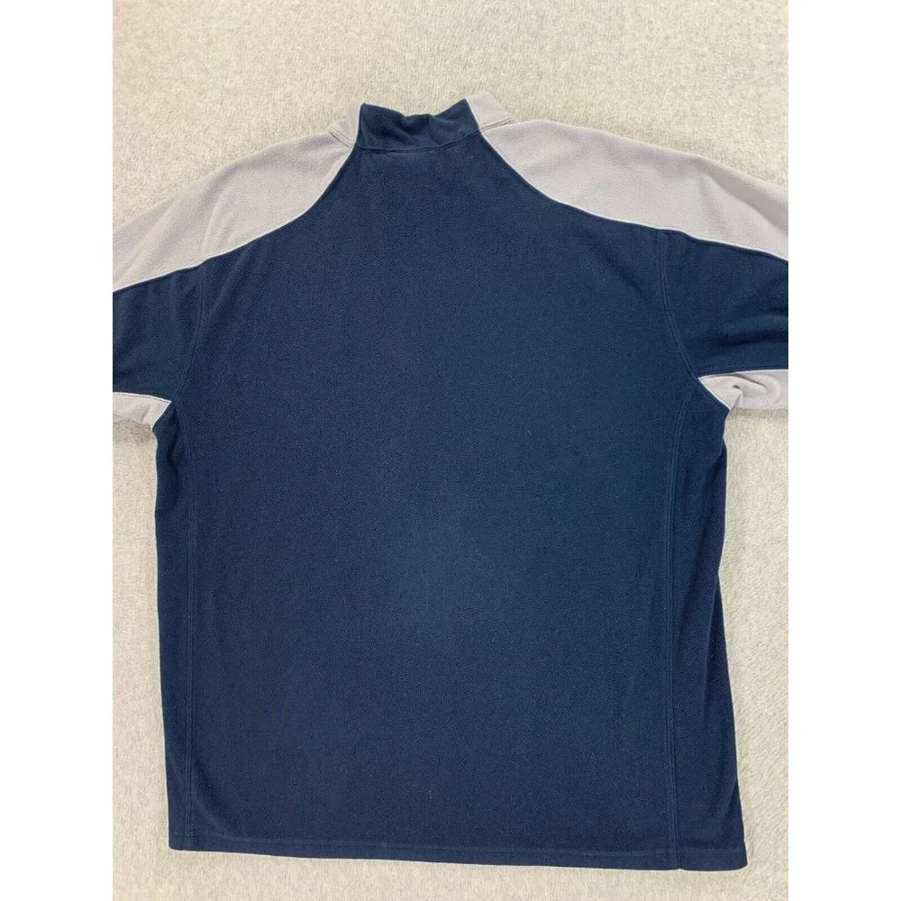 The North Face TKA 100 Quarter‎ Zip Fleece Pullover (Men's XL) Blue/Gray